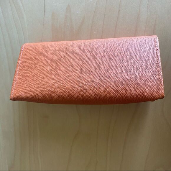 Tory Burch Orange Sunglasses Leather Case Magnetic Closure - Picture 4 of 9